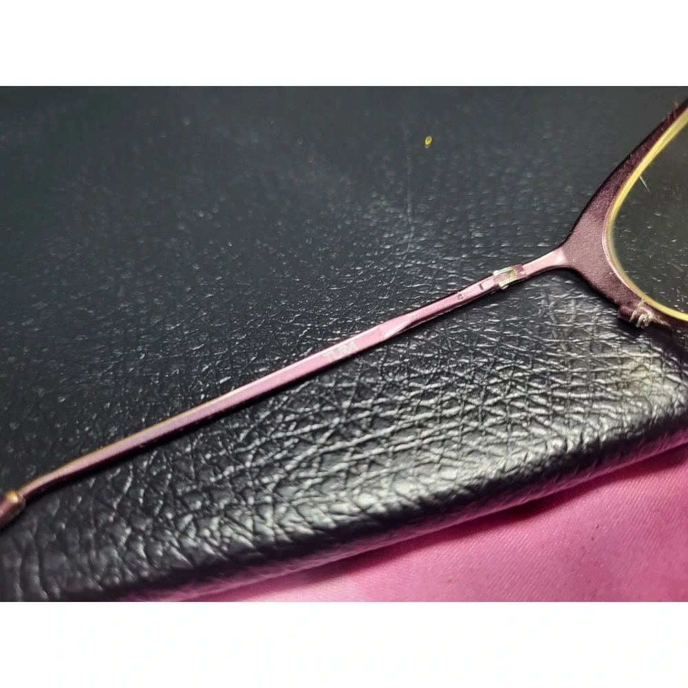 Tura MOD 851 Women Oval Crystals Purple Gray glasses‎ Not Sure Of Prescription